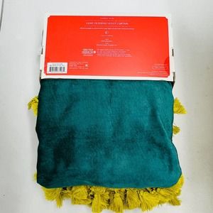 Opalhouse | Accents | Opalhouse Lightfiltering Teal Velvet Curtain ...
